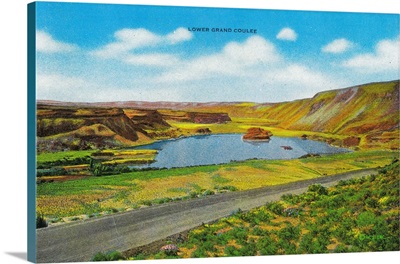 Lower Grand Coulee River, Grand Coulee Dam, WA