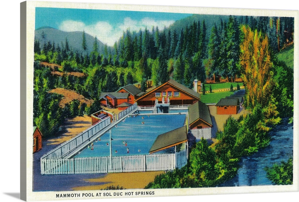 Mammoth Pool at Sol Duc Hot Springs, Olympic National Park