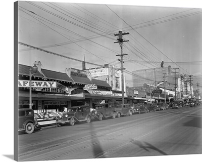 Market Street in Ballard, Seattle, WA