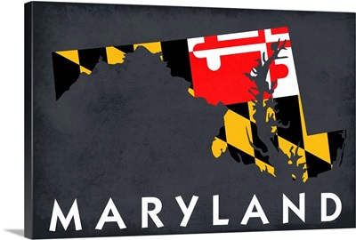 Maryland, State Outline Flag