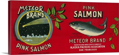 Meteor Salmon Can Label, San Francisco, CA