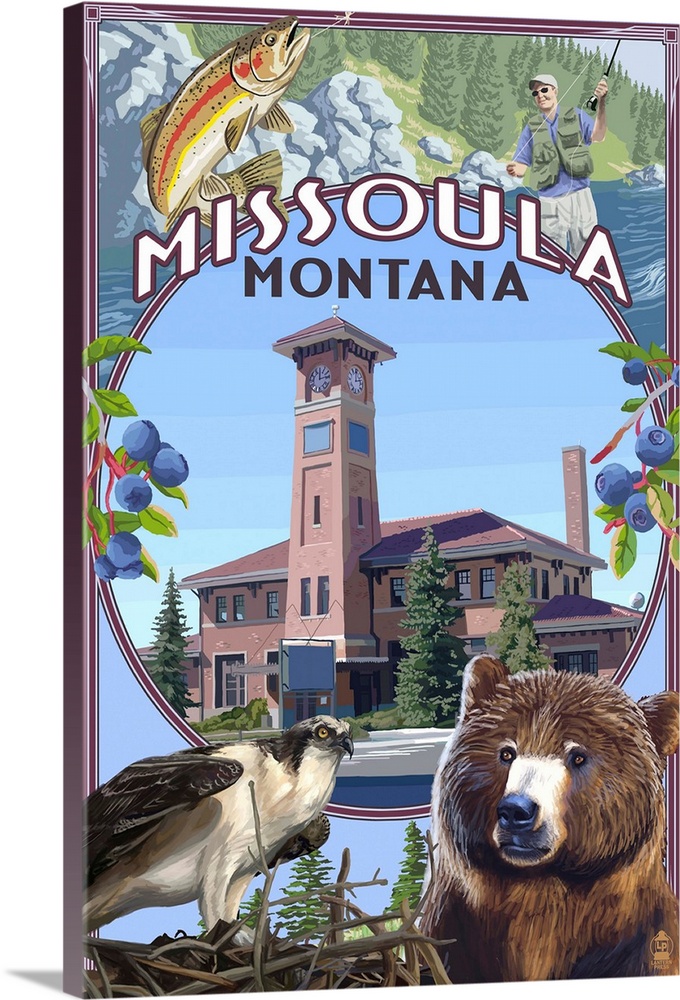 Missoula, Montana, Town Scenes