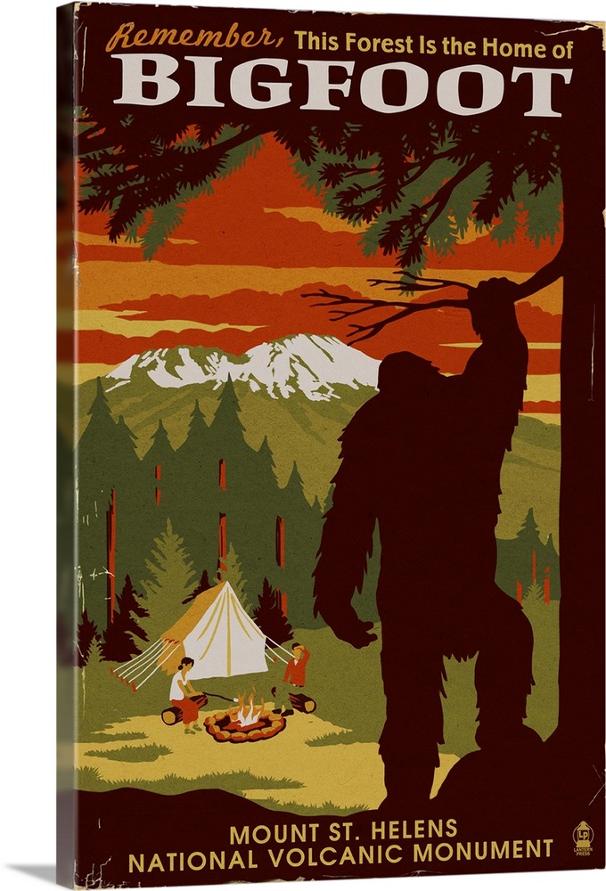 Mount St. Helens, Washington, Home of Bigfoot