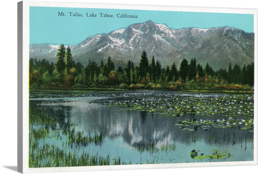 Mt. Tallac and Lake Tahoe, California