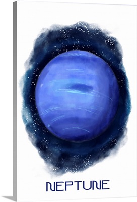 Neptune - Watercolor