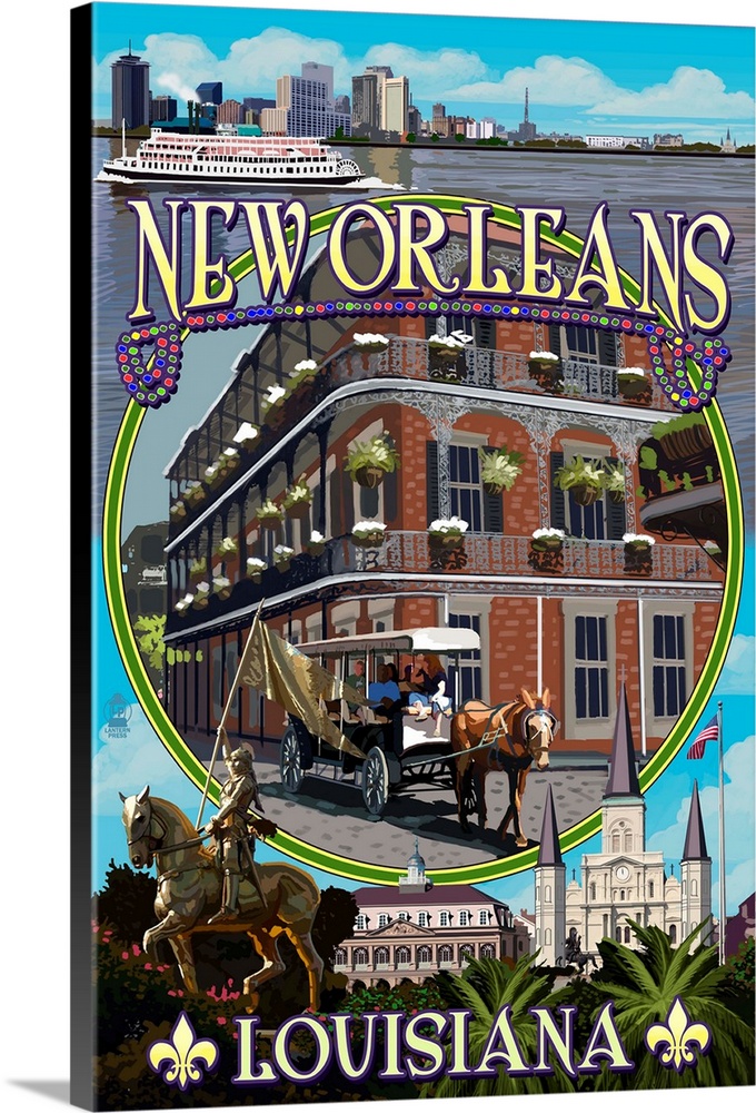 New Orleans, Louisiana, Montage