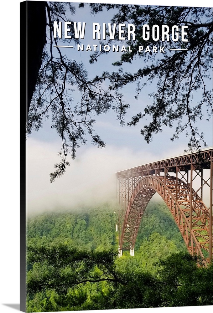 New River Gorge National Park, Bridge: Travel Poster