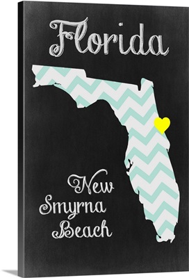 New Smyrna Beach, Florida, Chalkboard State Heart
