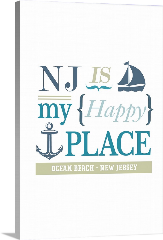 NJ Is My Happy Place, Ocean Beach, New Jersey