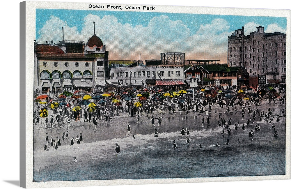 Ocean Front Swimming, Ocean Park, Santa Monica, CA