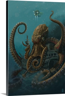 Octopus and Submersible