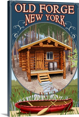 Old Forge, New York, Cabin in Woods