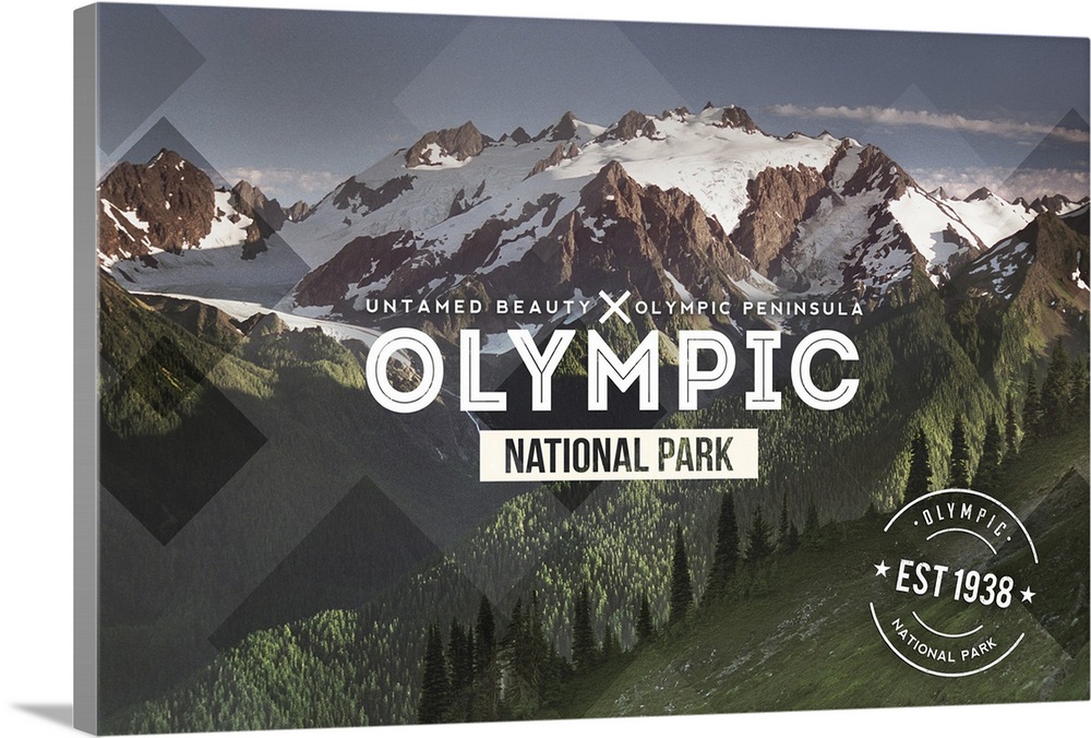 Olympic National Park, Washington, Rubber Stamp