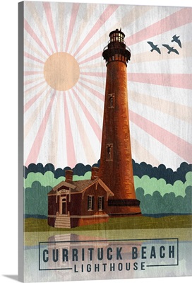 Outer Banks, North Carolina - Currituck Beach Lighthouse - Geometric Opacity