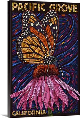Pacific Grove, California, Monarch Butterfly, Paper Mosaic