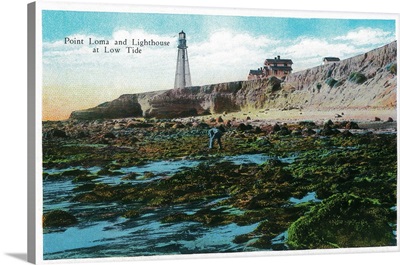 Point Loma and Lighthouse at Low Tide, San Diego, CA