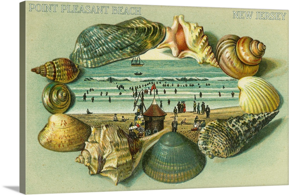 Point Pleasant Beach, New Jersey: Retro Poster Art