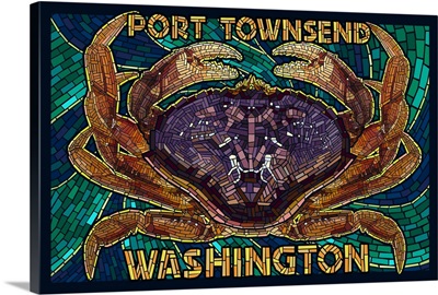 Port Townsend, Washington, Dungeness Crab Mosaic