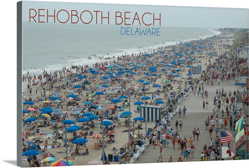 Rehoboth Beach, Delaware, Beach and Boardwalk