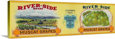 Riverside Grape Label, Ontario, CA
