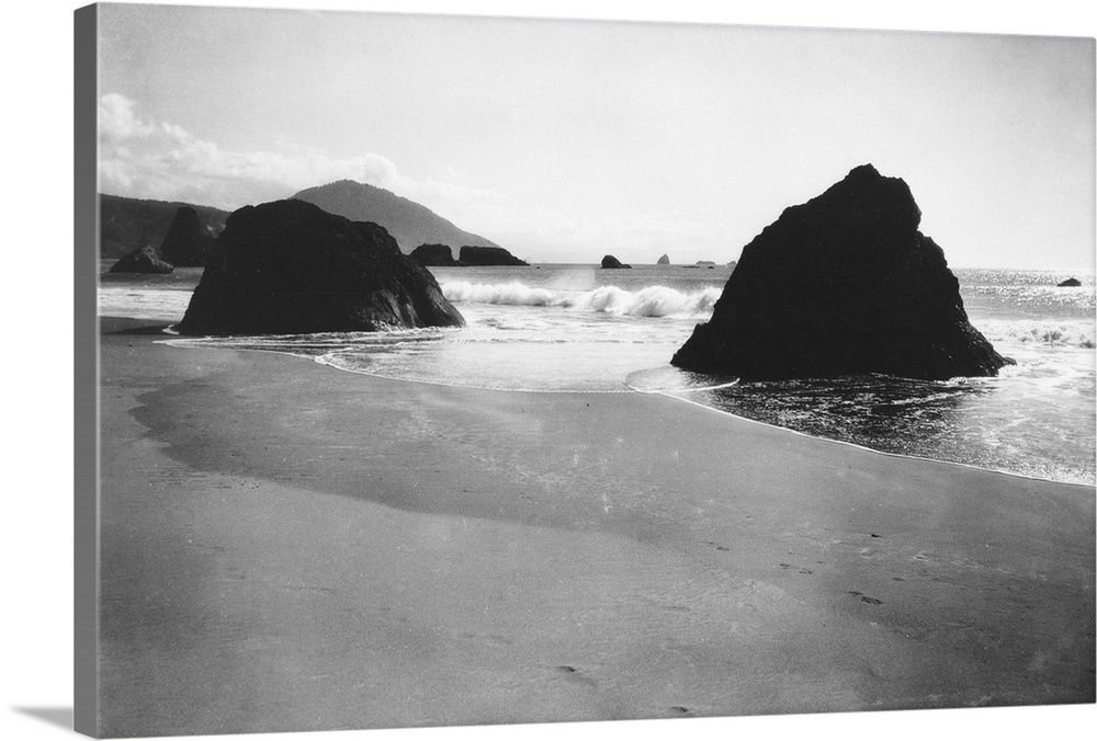 Rocks along Beach at Port Orford, Oregon