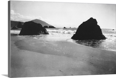 Rocks along Beach at Port Orford, Oregon