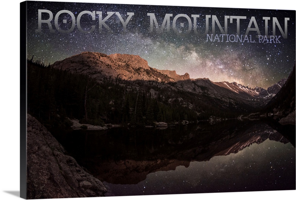 Rocky Mountain National Park, Bear Lake: Travel Poster