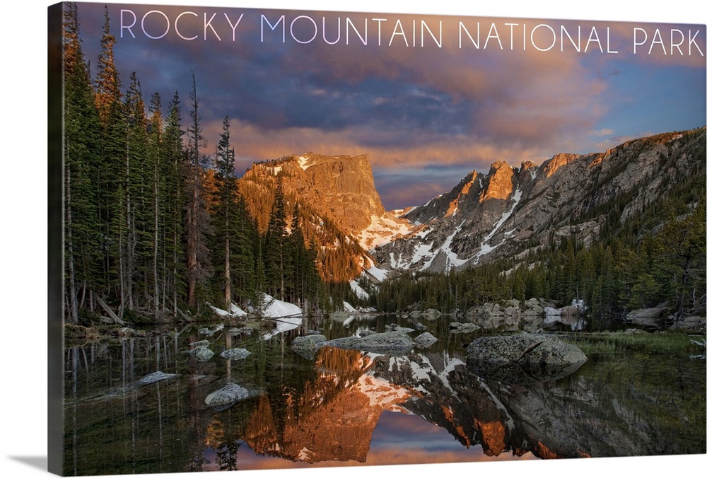 Rocky Mountain National Park, Colorado, Dream Lake Sunset
