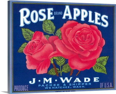 Rose Apple Label, Wenatchee, WA