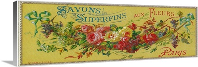 Savon Superfins Soap Label, Paris, France