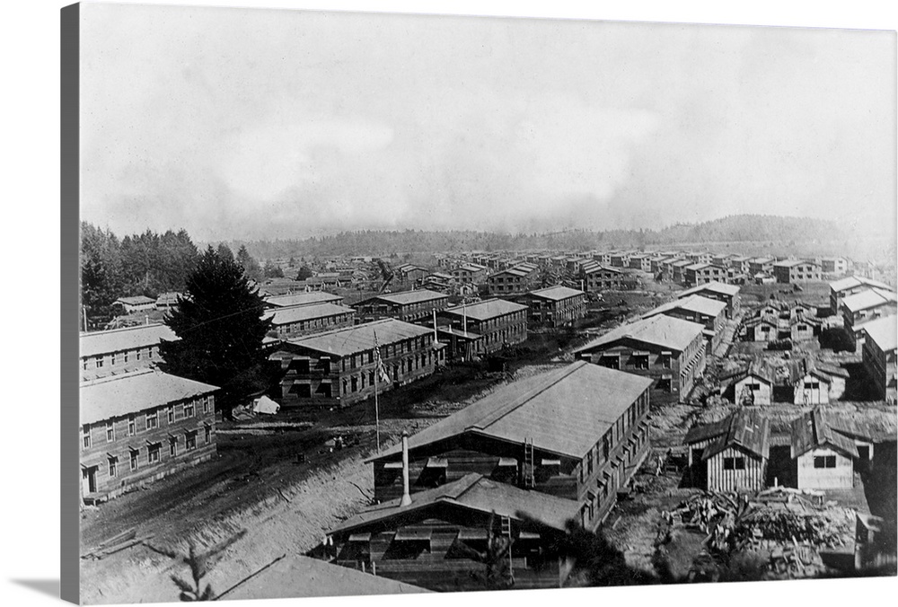 Scene at Camp Lewis near Tacoma, WA