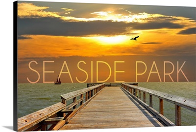 Seaside Park, New Jersey, Pier at Sunset