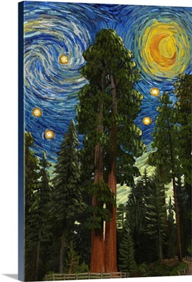 Sequoia National Park, California - Starry Night National Park Series