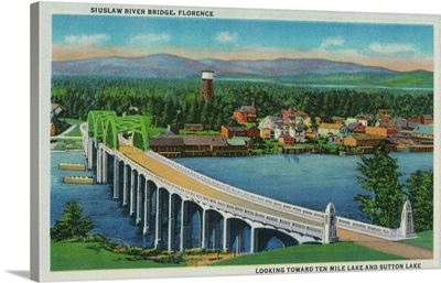Siuslaw River Bridge in Florence, Oregon