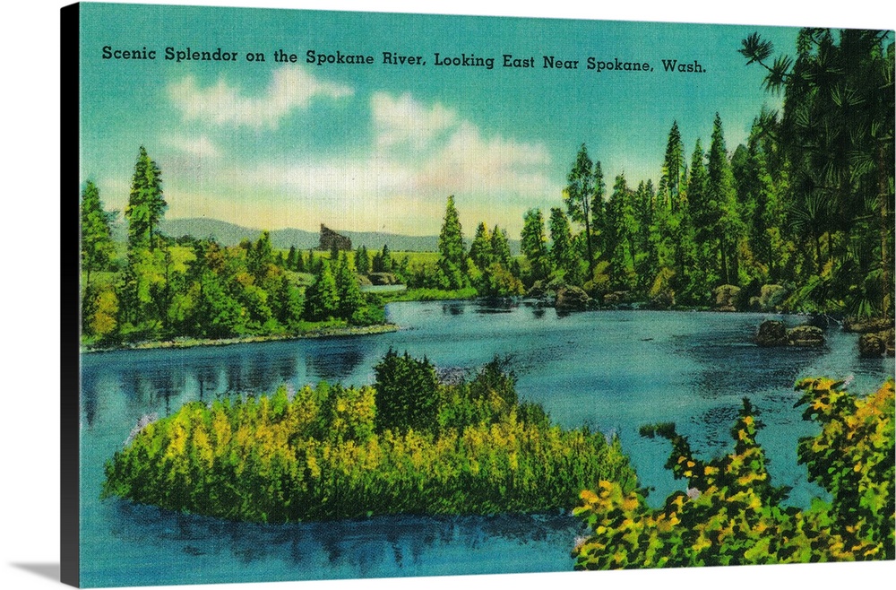 Spokane River, near Spokane, WA