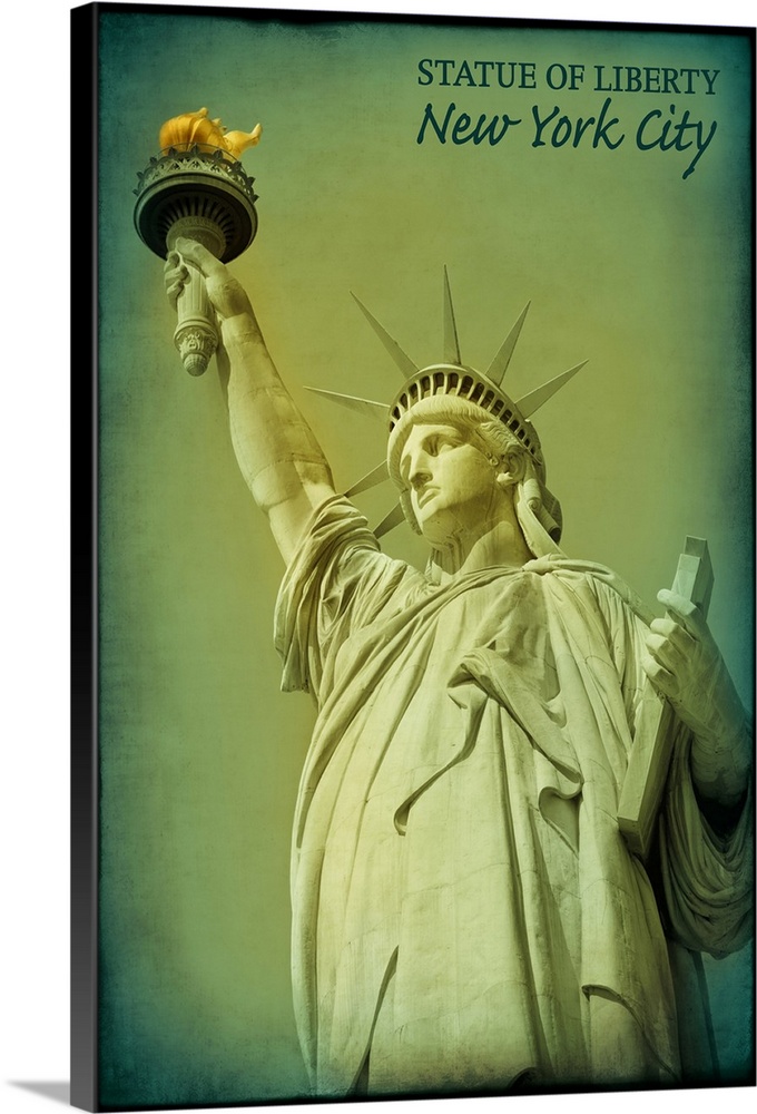Statue of Liberty Green Tones, New York City, New York