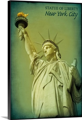 Statue of Liberty Green Tones, New York City, New York