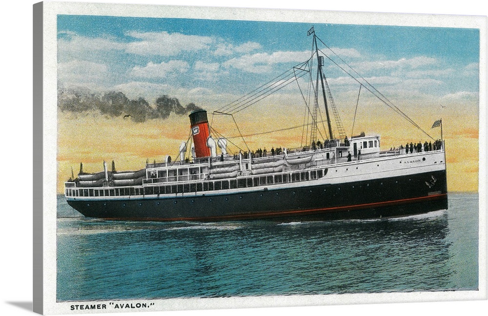 Steamer Avalon at Santa Catalina Island