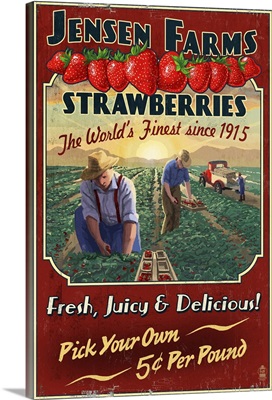 Strawberry Farm, Vintage Sign