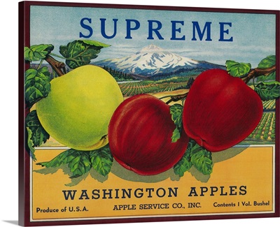 Supreme Apple Label, Washington State