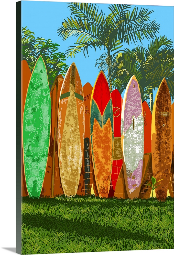 Surfboard Fence