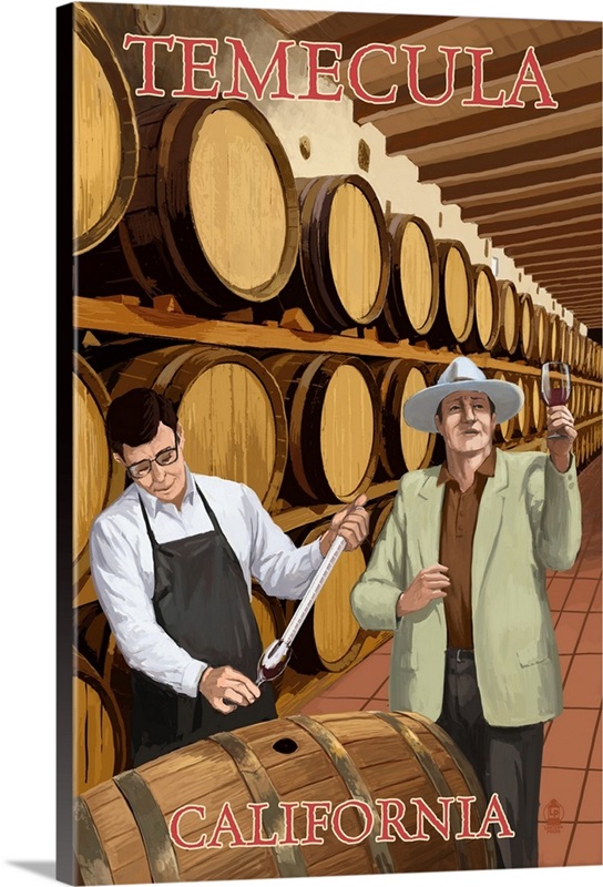 Temecula, California, Wine Barrels Great Big Canvas