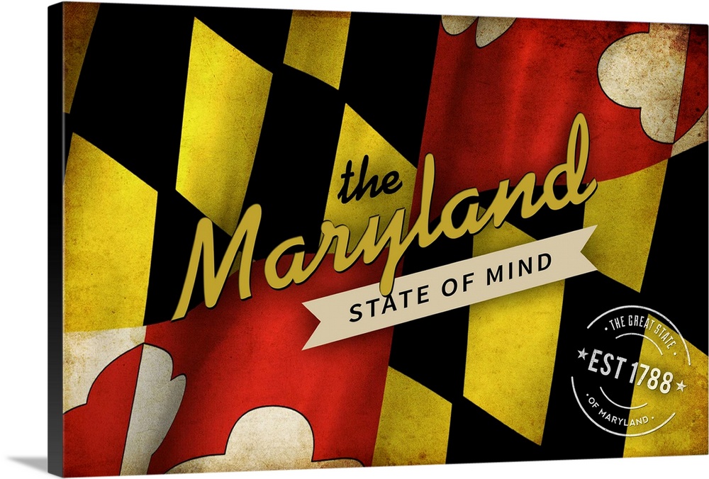 The Maryland State of Mind, State Outline Flag