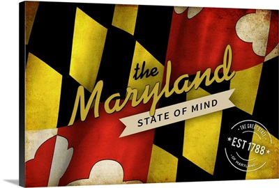 The Maryland State of Mind, State Outline Flag