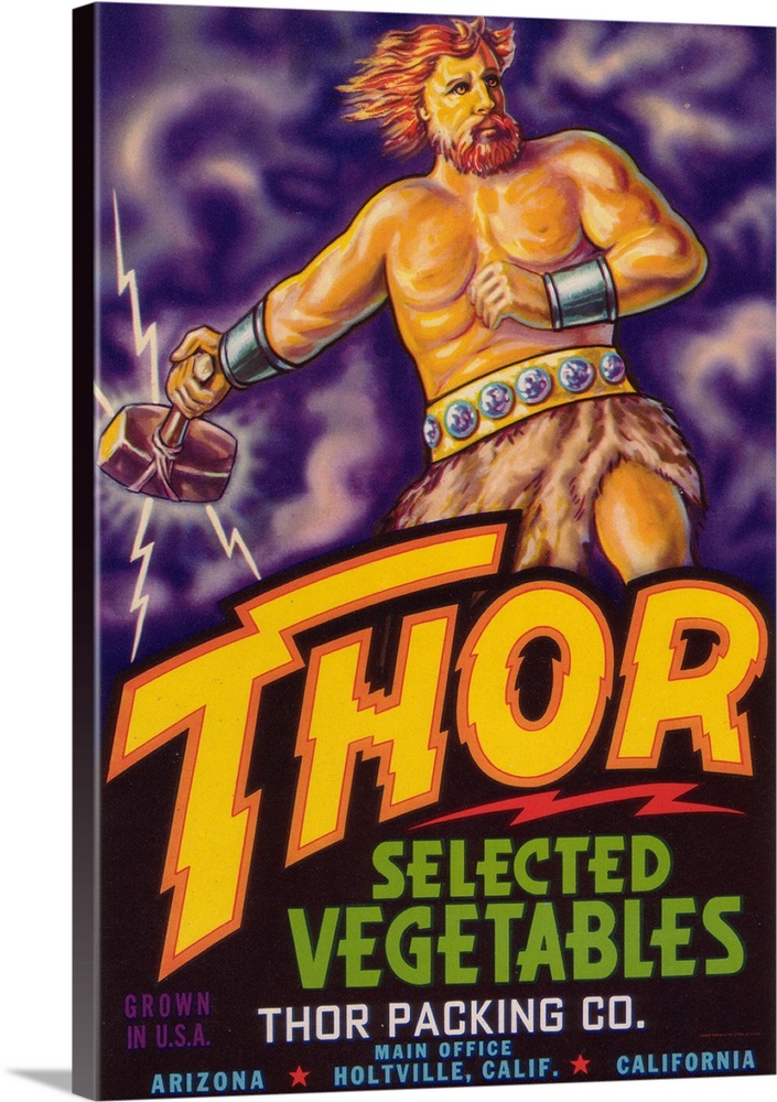 Thor Vegetable Label, Holtville, CA