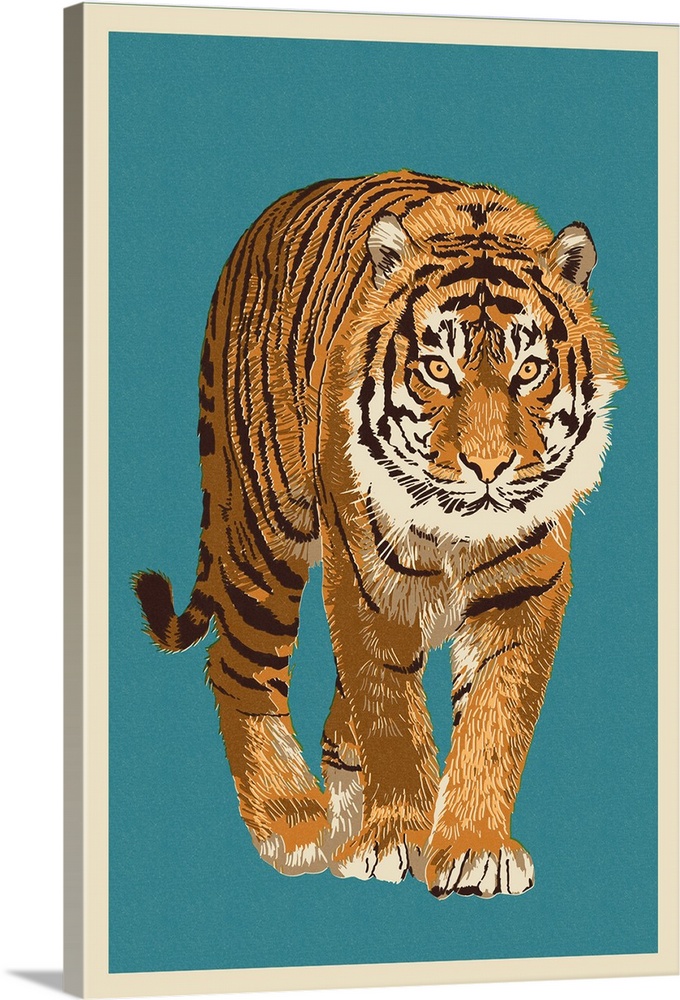 Tiger, Letterpress