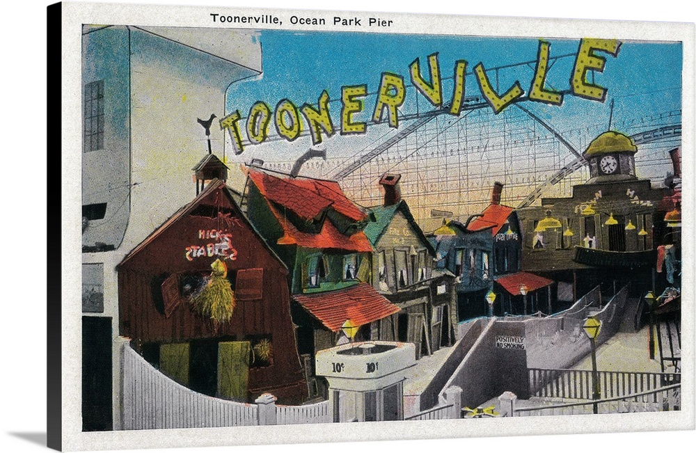 Toonerville at Ocean Park Pier, Santa Monica, CA