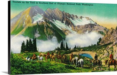Tourists in Southern Olympic National Park, Olympic National Park