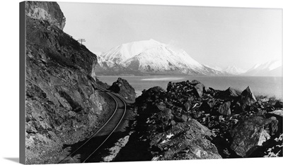 Turnagain Arm from Alaska Railroad Route, Alaska