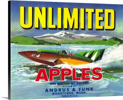 Unlimited Apple Label, Wenatchee, WA